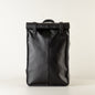 Large leather laptop backpack "June"