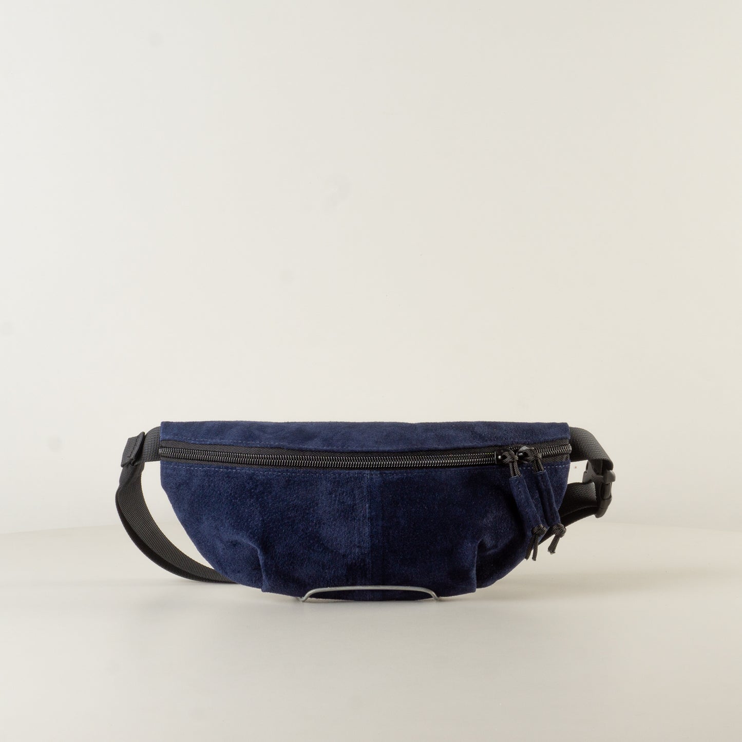 Sling bag deep blue leather "May" - women's leather crossbody sling bag