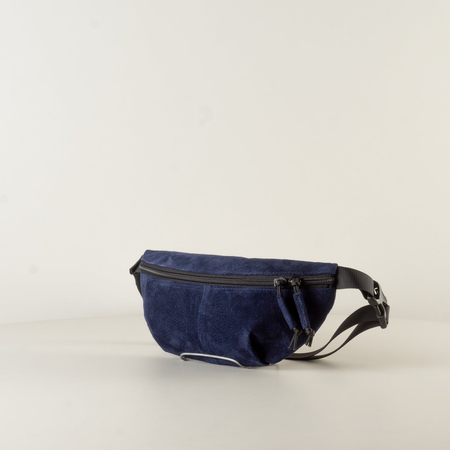 Sling bag deep blue leather "May" - women's leather crossbody sling bag