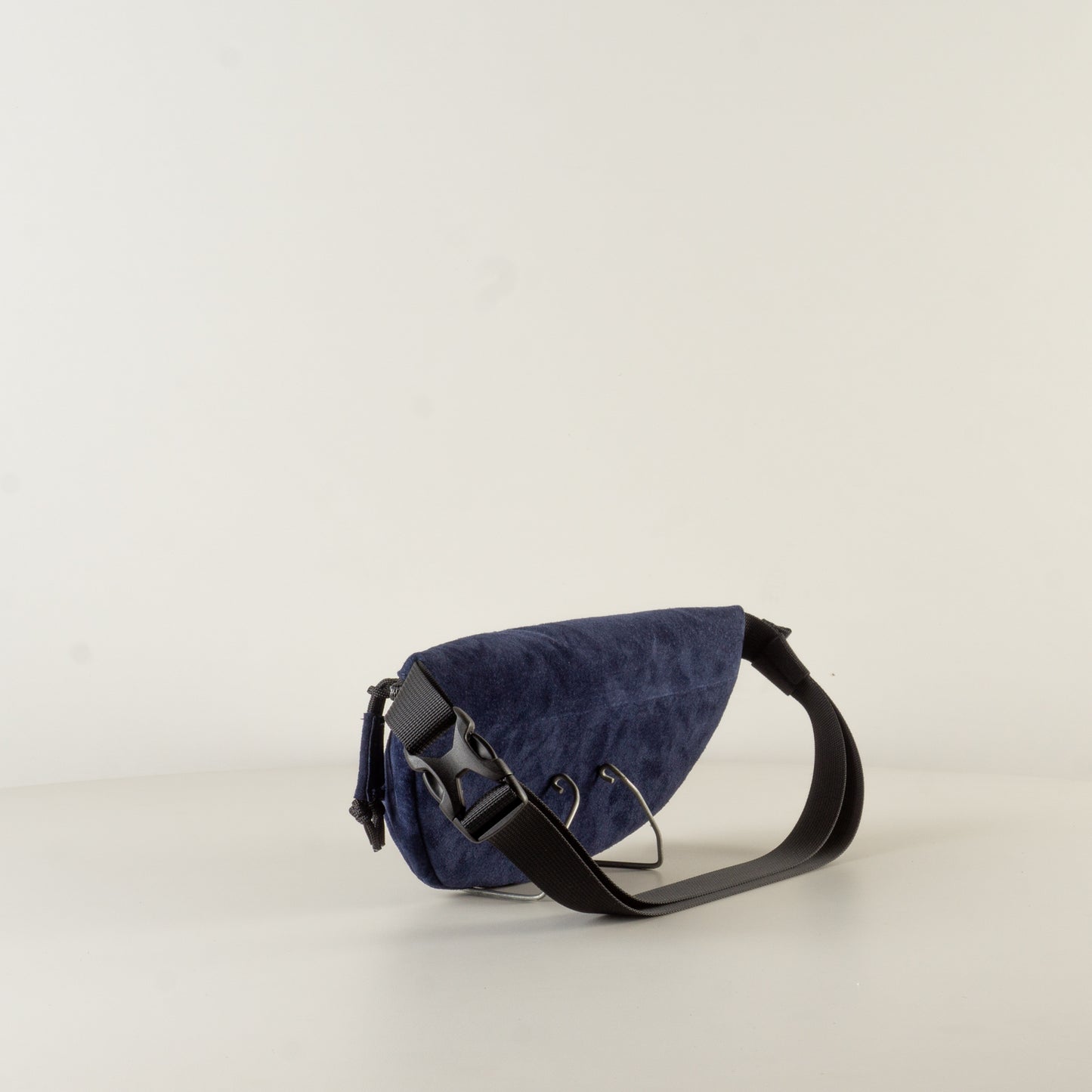 Sling bag deep blue leather "May" - women's leather crossbody sling bag