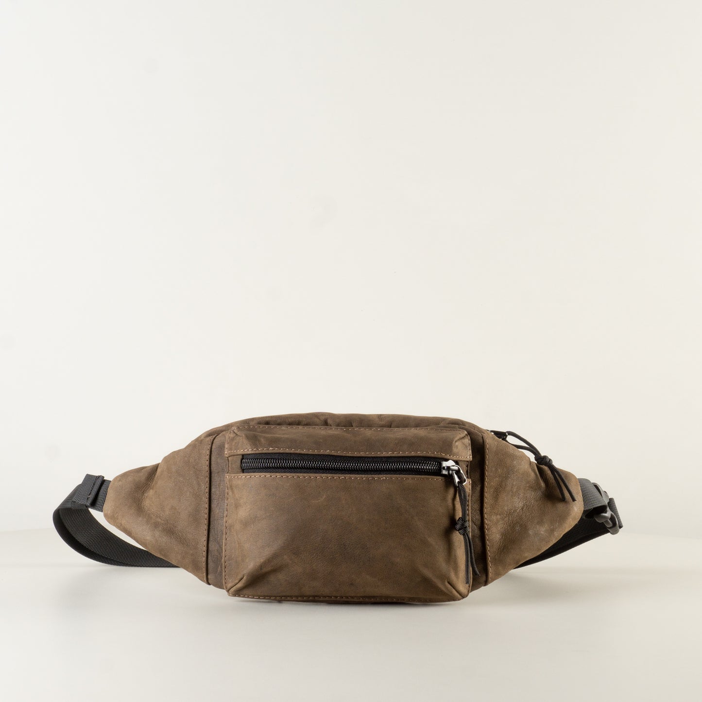 Small leather sling bag brown color - 100% "November"