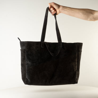 Universal Black Leather Bag ROMA