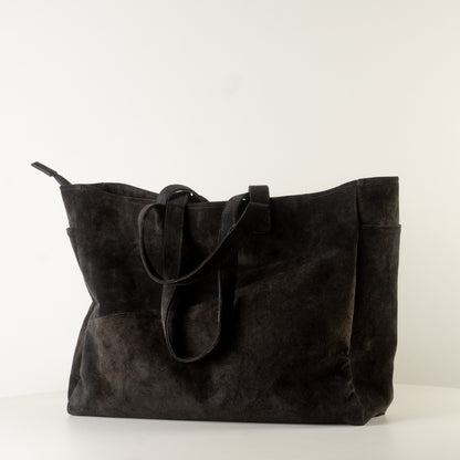 Universal Black Leather Bag ROMA