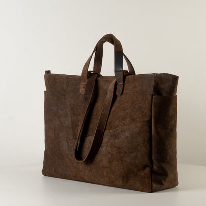 Universal brown Leather Bag ROMA