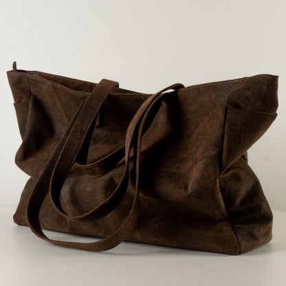 Universal brown Leather Bag ROMA