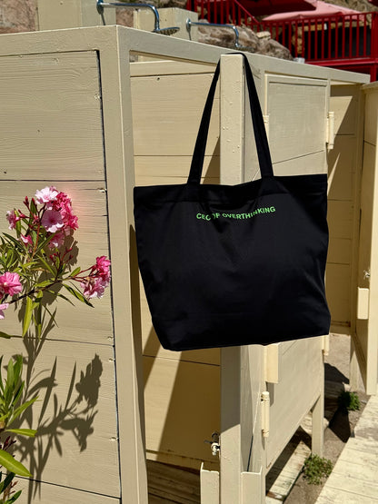 Eco bag is made from premium cotton - black or white color optional